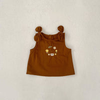 Load image into Gallery viewer, 2 Pieces Set Baby Kid Girls Flower Tank Tops And Shorts Wholesale 240802113
