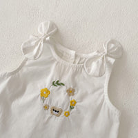 Load image into Gallery viewer, 2 Pieces Set Baby Kid Girls Flower Tank Tops And Shorts Wholesale 240802113
