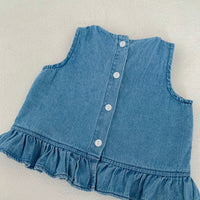 Load image into Gallery viewer, 2 Pieces Set Baby Kid Girls Solid Color Tank Tops And Shorts Wholesale 240802115
