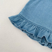 Load image into Gallery viewer, 2 Pieces Set Baby Kid Girls Solid Color Tank Tops And Shorts Wholesale 240802115
