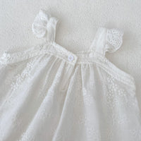 Load image into Gallery viewer, 2 Pieces Set Baby Girls Solid Color Tank Tops And Flower Shorts Wholesale 240802117
