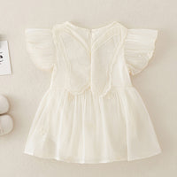 Load image into Gallery viewer, Baby Girls Solid Color Dresses Wholesale 240802120
