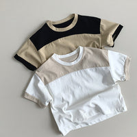 Load image into Gallery viewer, Baby Kid Boys Color-blocking Tops Wholesale 240802121

