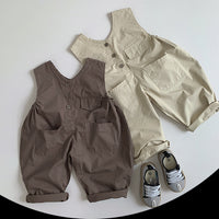 Load image into Gallery viewer, Baby Kid Boys Solid Color Jumpsuits Wholesale 240802122
