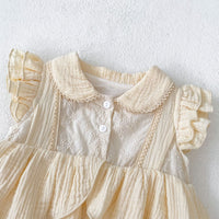 Load image into Gallery viewer, Baby Girls Solid Color Rompers Wholesale 240802127
