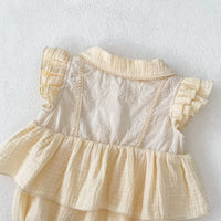 Load image into Gallery viewer, Baby Girls Solid Color Rompers Wholesale 240802127
