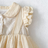 Load image into Gallery viewer, Baby Girls Solid Color Rompers Wholesale 240802127
