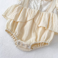 Load image into Gallery viewer, Baby Girls Solid Color Rompers Wholesale 240802127
