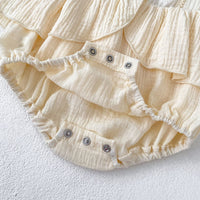 Load image into Gallery viewer, Baby Girls Solid Color Rompers Wholesale 240802127
