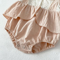 Load image into Gallery viewer, Baby Girls Solid Color Rompers Wholesale 240802127
