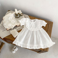 Load image into Gallery viewer, Baby Kid Girls Solid Color Dresses Wholesale 240802132
