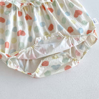 Load image into Gallery viewer, Baby Girls Color-blocking Polka dots Rompers Wholesale 240802147
