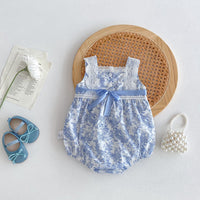 Load image into Gallery viewer, Baby Girls Flower Rompers Wholesale 240802150

