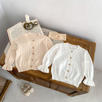 Load image into Gallery viewer, Baby Kid Girls Solid Color Cardigan Wholesale 240802154
