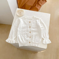 Load image into Gallery viewer, Baby Kid Girls Solid Color Cardigan Wholesale 240802154
