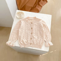Load image into Gallery viewer, Baby Kid Girls Solid Color Cardigan Wholesale 240802154
