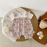 Load image into Gallery viewer, Baby Girls Flower Rompers Wholesale 240802157
