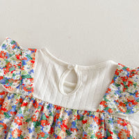 Load image into Gallery viewer, Baby Girls Flower Rompers Wholesale 240802157
