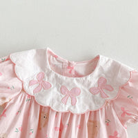 Load image into Gallery viewer, Baby Girls Flower Animals Rompers Wholesale 240802162
