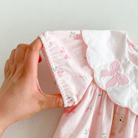 Load image into Gallery viewer, Baby Girls Flower Animals Rompers Wholesale 240802162
