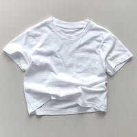 Load image into Gallery viewer, Baby Kid Girls Boys Solid Color T-Shirts Wholesale 240802166
