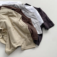 Load image into Gallery viewer, Baby Kid Girls Boys Solid Color T-Shirts Wholesale 240802166
