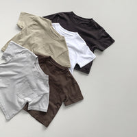 Load image into Gallery viewer, Baby Kid Girls Boys Solid Color T-Shirts Wholesale 240802166
