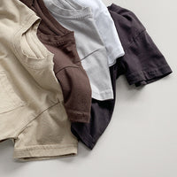 Load image into Gallery viewer, Baby Kid Girls Boys Solid Color T-Shirts Wholesale 240802166
