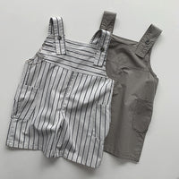 Load image into Gallery viewer, Baby Kid Boys Solid Color Striped Rompers Wholesale 240802167
