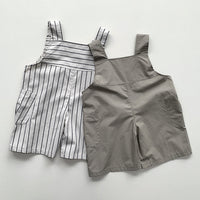 Load image into Gallery viewer, Baby Kid Boys Solid Color Striped Rompers Wholesale 240802167
