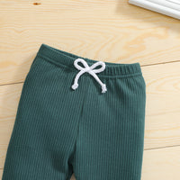 Load image into Gallery viewer, 2 Pieces Set Baby Kid Boys Solid Color Tops And Pants Wholesale 24080217
