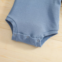 Load image into Gallery viewer, 2 Pieces Set Baby Kid Boys Solid Color Tops And Pants Wholesale 24080217
