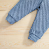 Load image into Gallery viewer, 2 Pieces Set Baby Kid Boys Solid Color Tops And Pants Wholesale 24080217
