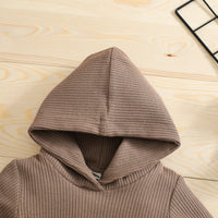 Load image into Gallery viewer, 2 Pieces Set Baby Kid Boys Solid Color Tops And Pants Wholesale 24080217
