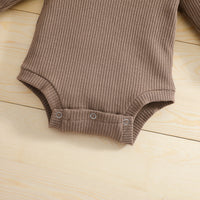 Load image into Gallery viewer, 2 Pieces Set Baby Kid Boys Solid Color Tops And Pants Wholesale 24080217
