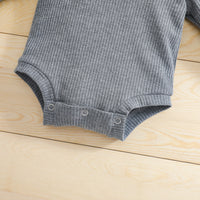 Load image into Gallery viewer, 2 Pieces Set Baby Kid Boys Solid Color Tops And Pants Wholesale 24080217
