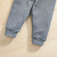 Load image into Gallery viewer, 2 Pieces Set Baby Kid Boys Solid Color Tops And Pants Wholesale 24080217
