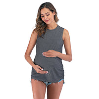 Load image into Gallery viewer, Women Solid Color Tops Wholesale 24080218
