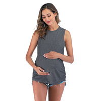 Load image into Gallery viewer, Women Solid Color Tops Wholesale 24080218
