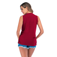 Load image into Gallery viewer, Women Solid Color Tops Wholesale 24080218
