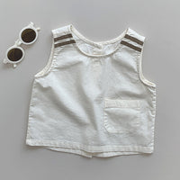 Load image into Gallery viewer, Baby Kid Boys Solid Color Tank Tops Wholesale 240802187
