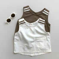 Load image into Gallery viewer, Baby Kid Boys Solid Color Tank Tops Wholesale 240802187

