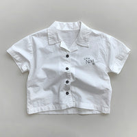 Load image into Gallery viewer, Baby Kid Boys Solid Color Letters Tops Wholesale 240802188
