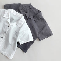 Load image into Gallery viewer, Baby Kid Boys Solid Color Letters Tops Wholesale 240802188
