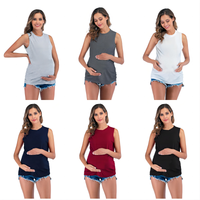 Load image into Gallery viewer, Women Solid Color Tops Wholesale 24080218
