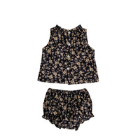 Load image into Gallery viewer, 2 Pieces Set Baby Kid Girls Flower Print Tank Tops And Shorts Wholesale 24080219
