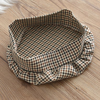 Load image into Gallery viewer, 3 Pieces Set Kid Girls Solid Color Tops Checked Skirts And Hats Wholesale 240802200
