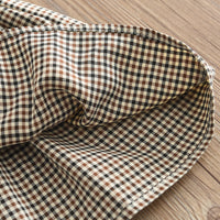 Load image into Gallery viewer, 3 Pieces Set Kid Girls Solid Color Tops Checked Skirts And Hats Wholesale 240802200
