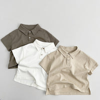 Load image into Gallery viewer, Baby Kid Boys Solid Color Tops Wholesale 24080221
