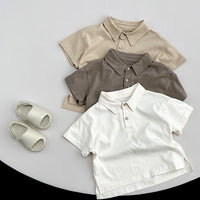 Load image into Gallery viewer, Baby Kid Boys Solid Color Tops Wholesale 24080221
